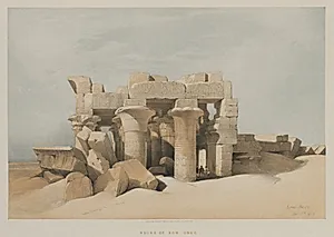 Egypt and Nubia, Volume I: Kom-Ombo by Louis Haghe (British, 1806–1885)