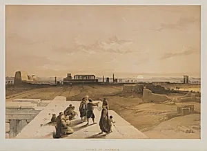 Egypt and Nubia, Volume I: Ruins of Karnac by Louis Haghe (British, 1806–1885)