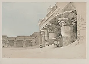 Egypt and Nubia, Volume II: Edfou by Louis Haghe (British, 1806–1885)