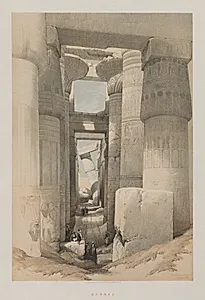 Egypt and Nubia, Volume II: Karnak by Louis Haghe (British, 1806–1885)