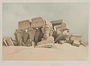 Egypt and Nubia, Volume II: Kom-Ombo by Louis Haghe (British, 1806–1885)