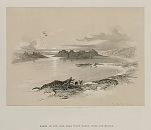 Egypt and Nubia, Volume II: Wady Dabod, Nubia by Louis Haghe (British, 1806–1885)