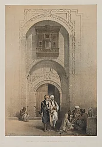 Egypt and Nubia, Volume III: Modern Mansion, showing the Arabesque Architecture of Cairo by Louis Haghe (British, 1806–1885)
