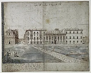 Eighteen Views of Rome: The Collegio di Propaganda Fide (recto)