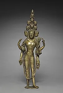Eleven-Headed Bodhisattva of Compassion (Avalokiteshvara) by Unknown Artist