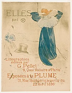 Elles:  Frontispiece by Henri de Toulouse-Lautrec (French, 1864–1901)