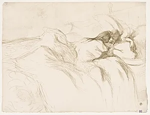 Elles: Woman Sleeping by Henri de Toulouse-Lautrec (French, 1864–1901)