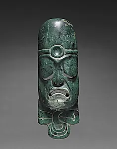 Elongated Mask Ornament by Unknown Artist