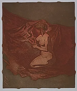 Embers Glow by Theodore Roussel (French, 1847–1926)