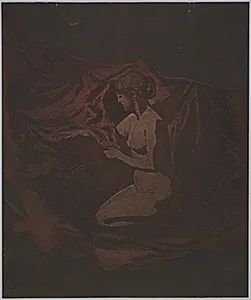 Embers Glow by Theodore Roussel (French, 1847–1926)