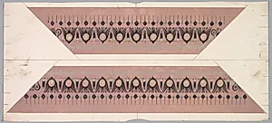 Embers Glow: Lotus Pattern Frame by Theodore Roussel (French, 1847–1926)