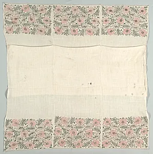 Embroidered Bed Spread by Unknown Artist