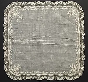 Embroidered Handkerchief by Unknown Artist