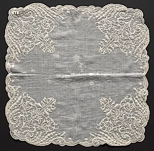 Embroidered Handkerchief by Unknown Artist