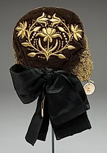 Embroidered Headdress by Unknown Artist