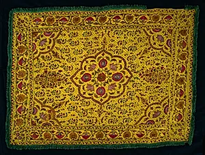 Embroidered Panel by Unknown Artist