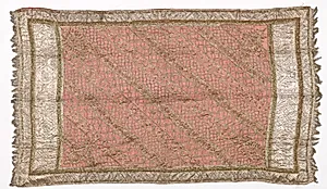 Embroidered Sari by Unknown Artist