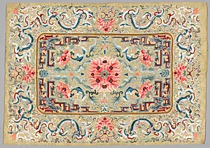 Embroidered Square by Unknown Artist