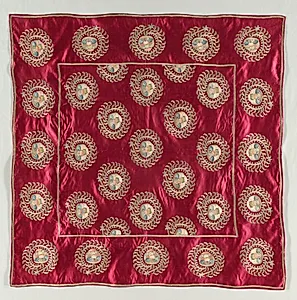 Embroidered Square by Unknown Artist