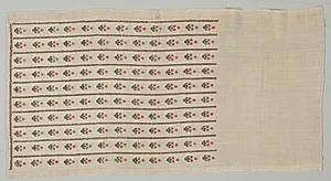 Embroidered Towel by Unknown Artist