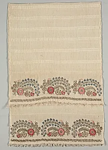Embroidered Towel (Havlu) by Unknown Artist