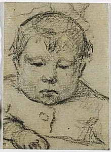 Emil Gauguin as a Child, Right Hand Forward by Paul Gauguin (French, 1848–1903)