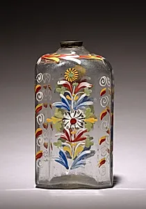 Enameled Bottle by Unknown Artist