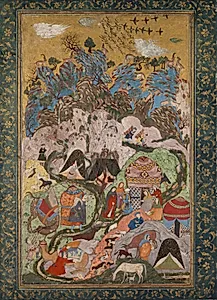 Encampment in the Mountains by Unknown Artist