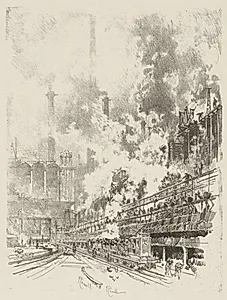 English War Work:  By-Products by Joseph Pennell (American, 1857–1926)