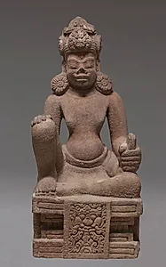 Enthroned planetary deity by Unknown Artist