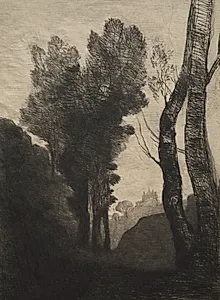 Environs of Rome by Jean Baptiste Camille Corot (French, 1796–1875)