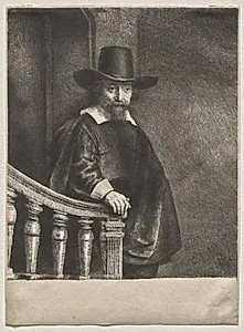 Ephraim Bonus, Jewish Physician by Rembrandt van Rijn (Dutch, 1606–1669)
