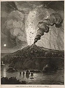 Eruption of Mount Aetna in 1669