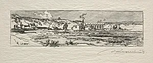 Etang d'Issy les Moulineaux by Auguste Louis Lepère (French, 1849–1918)