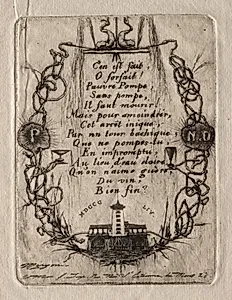 Etchings of Paris:  The Notre Dame Pump, Small Plate by Charles Meryon (French, 1821–1868)