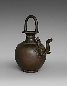 Ewer with Spout in the Form of an Elephant with a Mahut by Unknown Artist