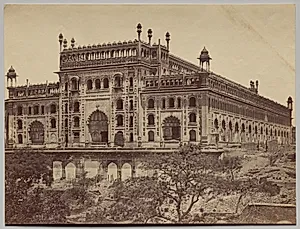 Exterior of Asaf-ud-Daula's Imambara, or Tomb by Felice A. Beato (British, 1830–1906)