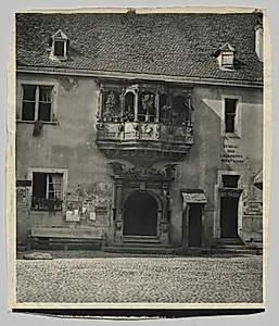 Façade Alsacienne, Corps de Garde à Colmar by Adolphe Braun (French, 1812–1877)
