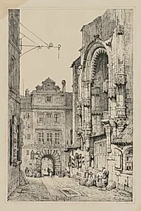 Facisimilies of Sketches made in Flanders and Germany: Thein Church, Prague