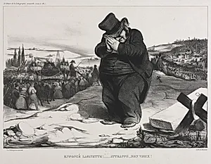 Failed Lafayette!  It Serves You Right, My Old Friend! by Honoré Daumier (French, 1808–1879)