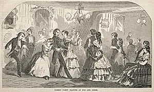 Family Party Playing at Fox and Geese by Winslow Homer (American, 1836–1910)