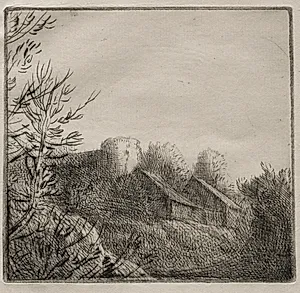 Farm at Valoux by Alphonse Legros (French, 1837–1911)