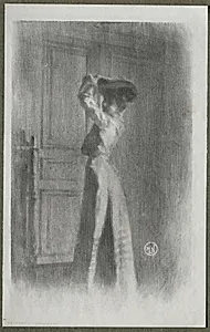 Fashionable Woman by Maurice Louis Henri Newmont (French, 1868–1930)