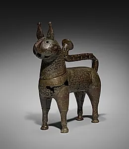 Feline Incense Burner by Unknown Artist