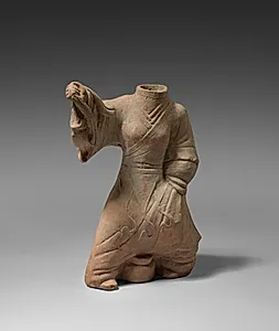 Female Figure of a Court Entertainer Dancing (Body) by Unknown Artist