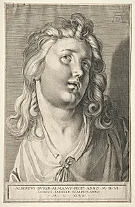 Female Head by Aegidius Sadeler (Flemish, c. 1570–1629)
