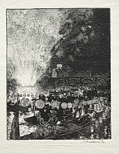 Fête Venitienne by Auguste Louis Lepère (French, 1849–1918)