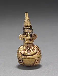 Figural Flask by Unknown Artist