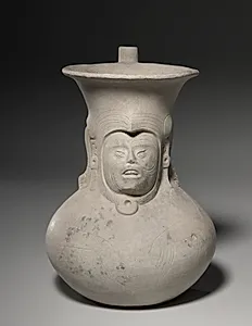 Figural Vessel by Unknown Artist