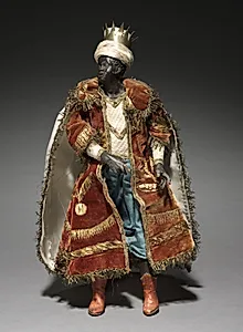 Figure from a Crèche: Negro Magus by Unknown Artist